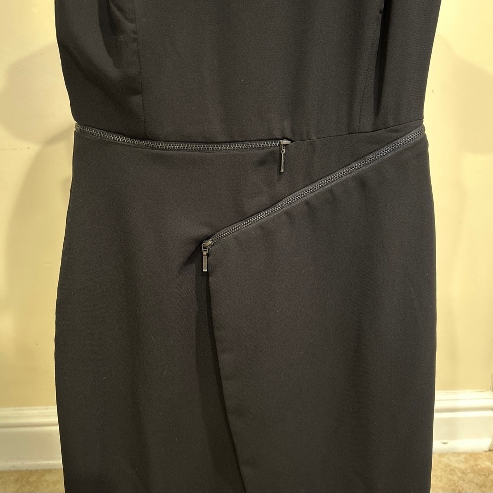 BCBGeneration little black zipper dress 6 - Picture 6 of 7
